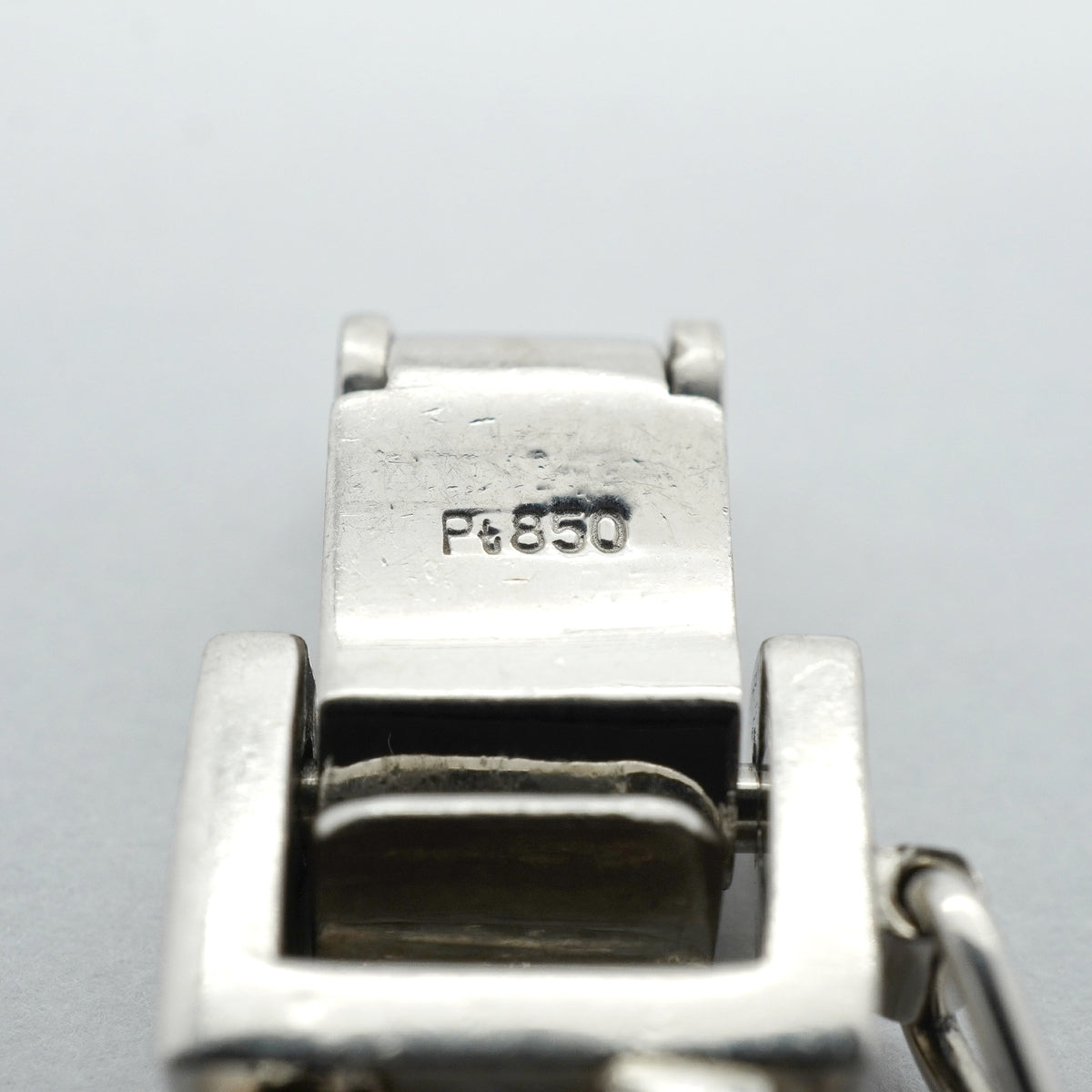 【6khh0025】喜平 ブレスレット Pt850 プラチナ 8面 シングル 22.1cm 100.8g キヘイ【中古】メンズ レディース ユニセックス