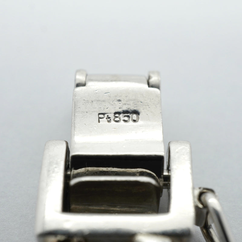 【6khh0025】喜平 ブレスレット Pt850 プラチナ 8面 シングル 22.1cm 100.8g キヘイ【中古】メンズ レディース ユニセックス