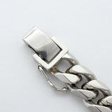 【6khh0025】喜平 ブレスレット Pt850 プラチナ 8面 シングル 22.1cm 100.8g キヘイ【中古】メンズ レディース ユニセックス
