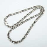 【6khh0026】喜平 ネックレス Pt850 プラチナ 6面 ダブル 51cm 50.5g キヘイ【中古】メンズ レディース ユニセックス