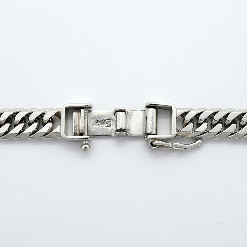 【6khh0026】喜平 ネックレス Pt850 プラチナ 6面 ダブル 51cm 50.5g キヘイ【中古】メンズ レディース ユニセックス