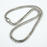 【6khh0027】喜平 ネックレス Pt850 プラチナ 6面 ダブル 50.7cm 100.6g キヘイ【中古】メンズ レディース ユニセックス