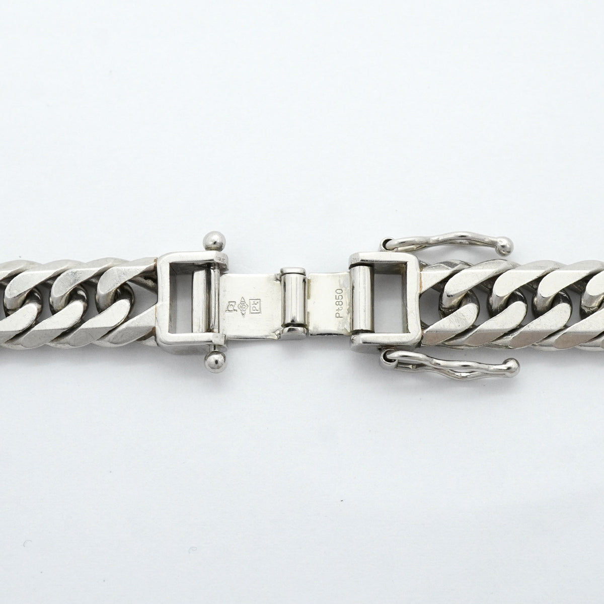 【6khh0027】喜平 ネックレス Pt850 プラチナ 6面 ダブル 50.7cm 100.6g キヘイ【中古】メンズ レディース ユニセックス