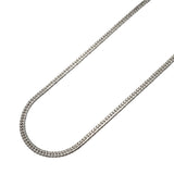 【6khh0028】喜平 ネックレス Pt850 プラチナ 6面 ダブル 51.3cm 20.2g キヘイ【中古】メンズ レディース ユニセックス