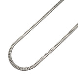 【6khh0029】喜平 ネックレス Pt850 プラチナ 6面 ダブル 52cm 30.5g キヘイ【中古】メンズ レディース ユニセックス