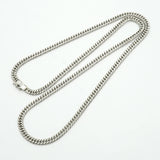 【6khh0029】喜平 ネックレス Pt850 プラチナ 6面 ダブル 52cm 30.5g キヘイ【中古】メンズ レディース ユニセックス