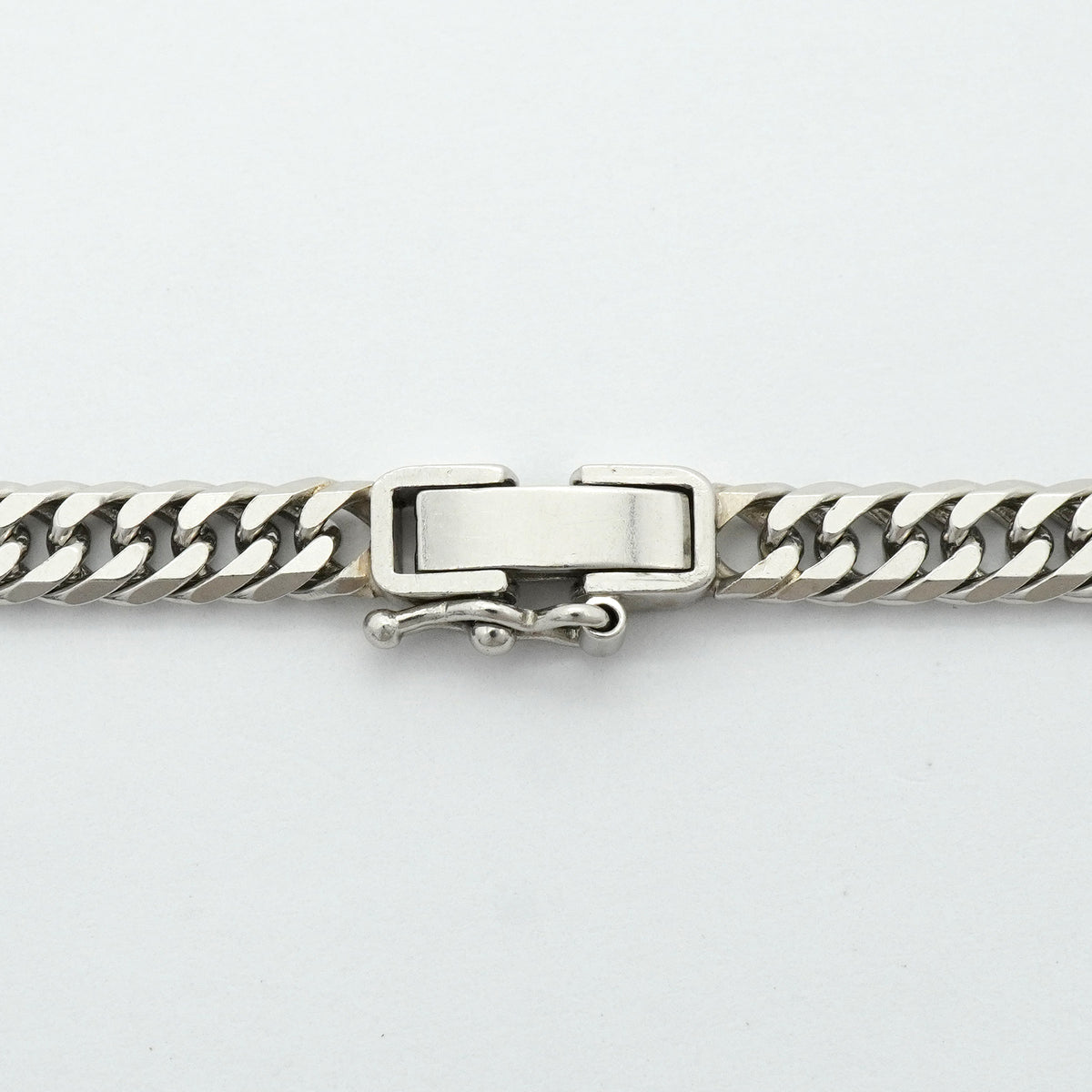 【6khh0029】喜平 ネックレス Pt850 プラチナ 6面 ダブル 52cm 30.5g キヘイ【中古】メンズ レディース ユニセックス