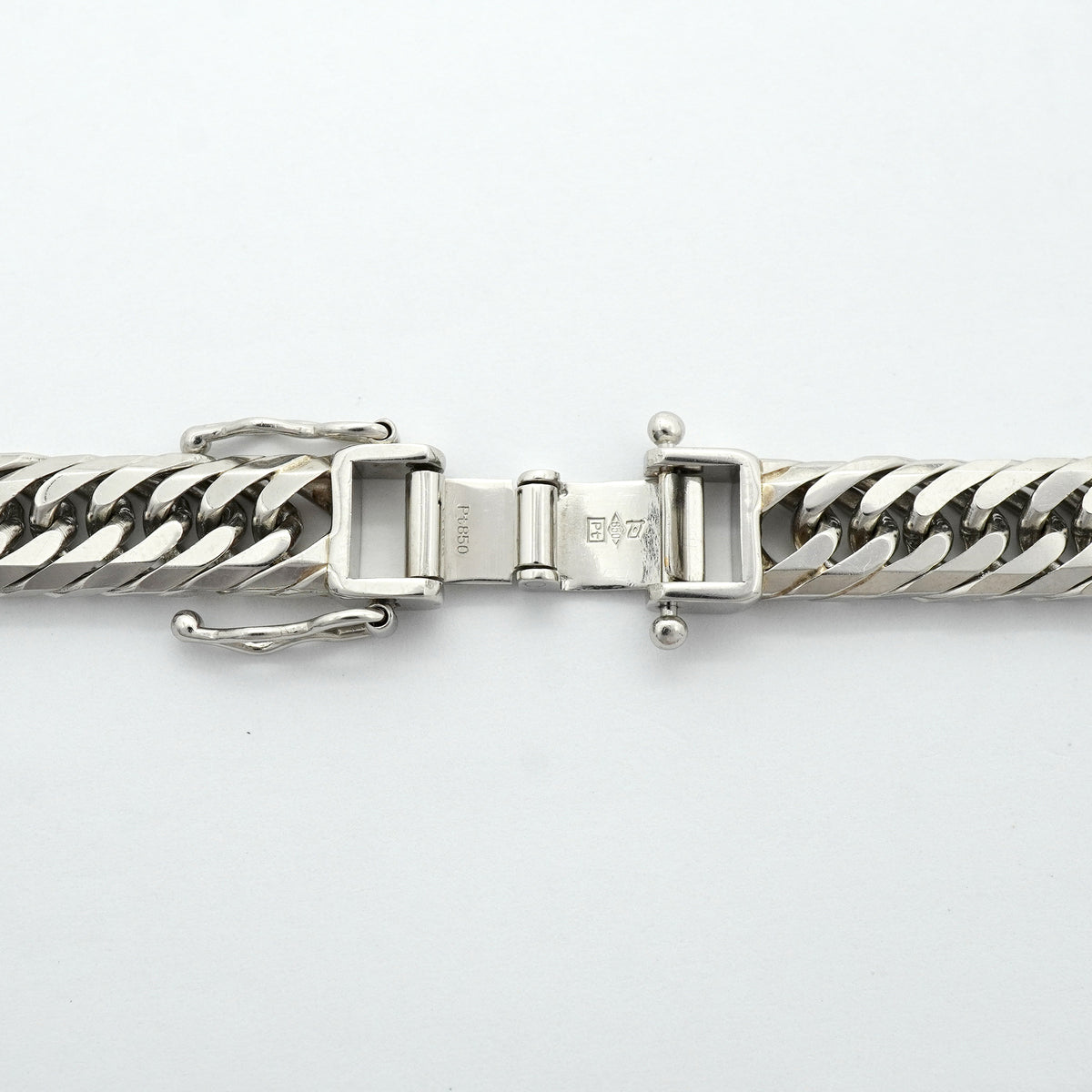【6khh0030】喜平 ネックレス Pt850 プラチナ 8面 トリプル 60.3cm 100.4g キヘイ【中古】メンズ レディース ユニセックス