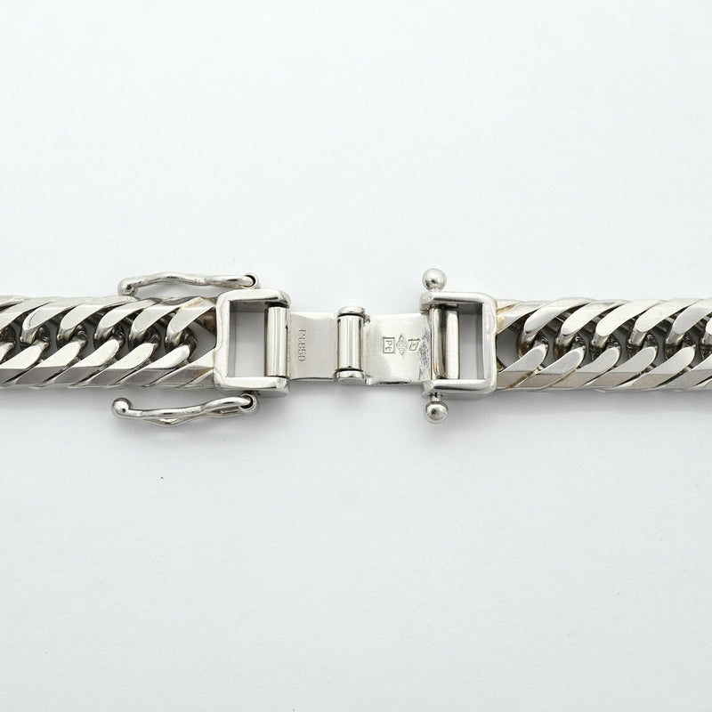 【6khh0030】喜平 ネックレス Pt850 プラチナ 8面 トリプル 60.3cm 100.4g キヘイ【中古】メンズ レディース ユニセックス