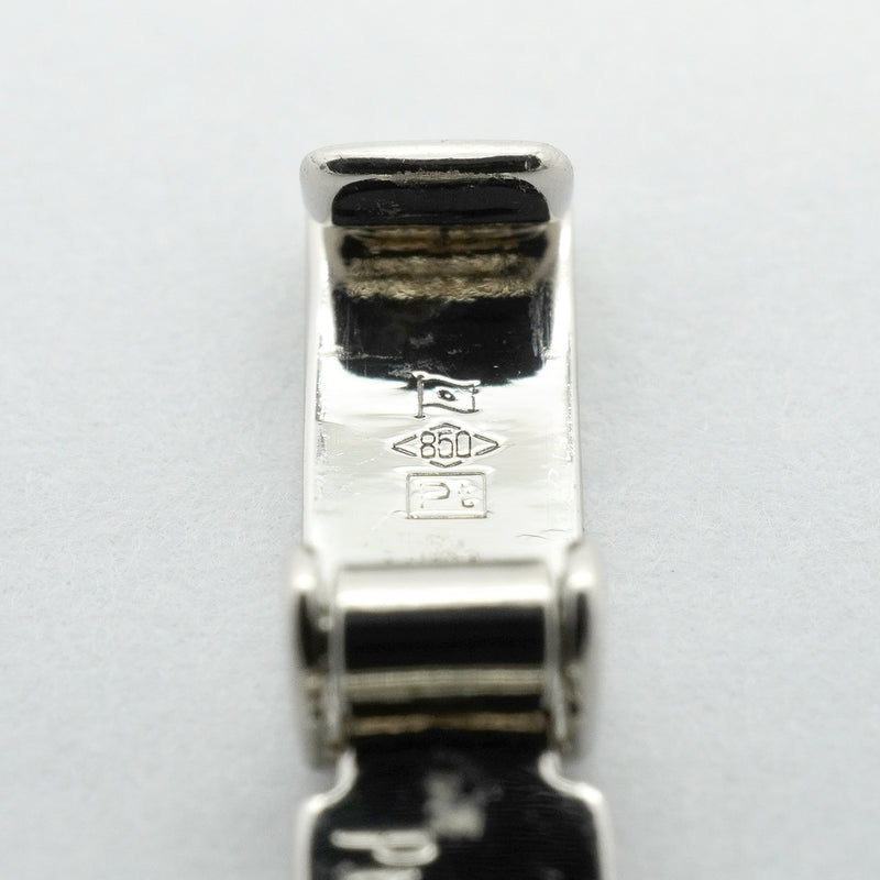 【6khh0031】喜平 ネックレス Pt850 プラチナ 6面 ダブル 60.8cm 50.6g キヘイ【中古】メンズ レディース ユニセックス