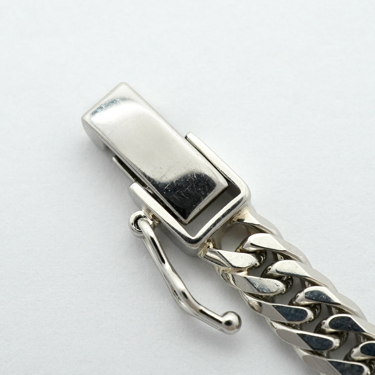 【6khh0031】喜平 ネックレス Pt850 プラチナ 6面 ダブル 60.8cm 50.6g キヘイ【中古】メンズ レディース ユニセックス