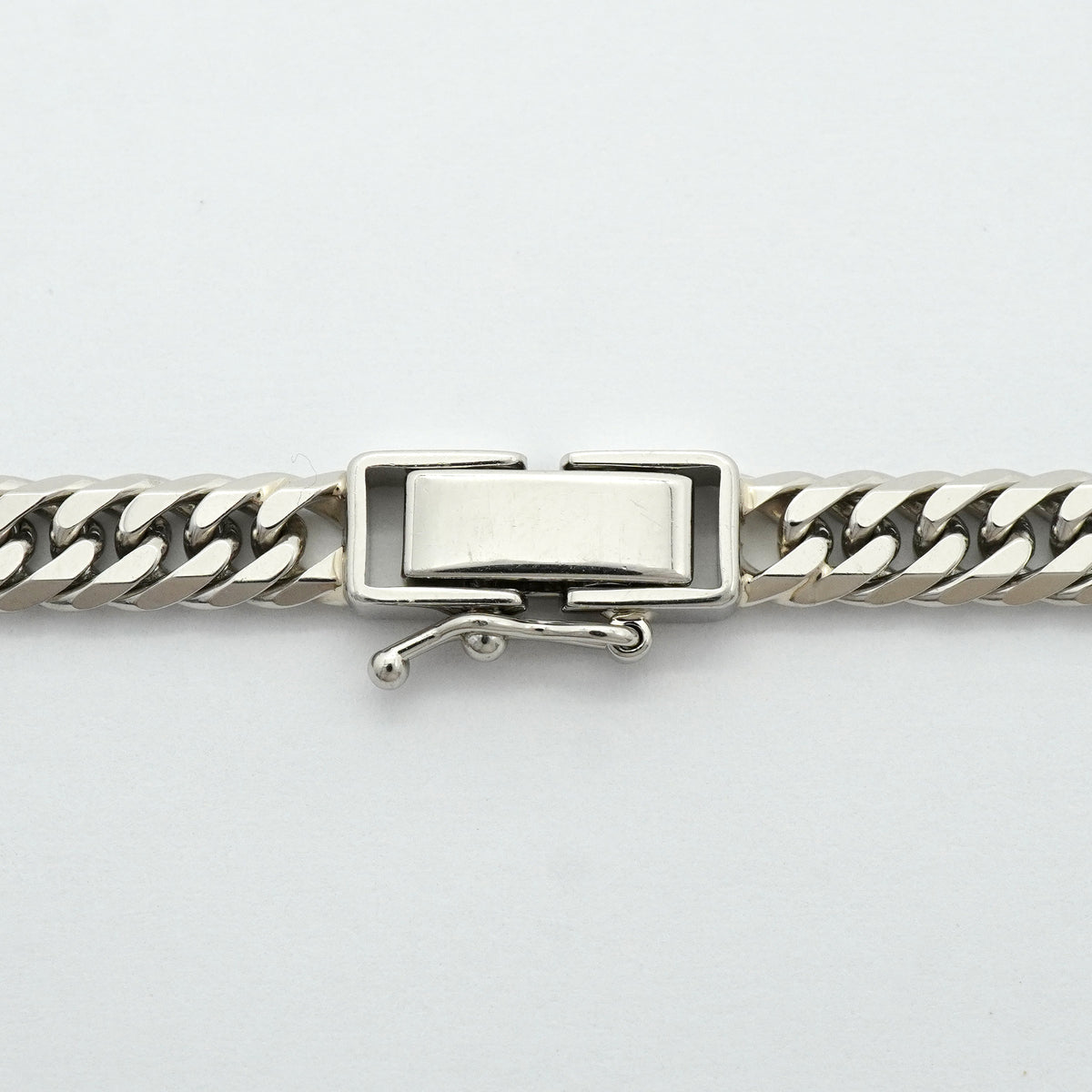 【6khh0031】喜平 ネックレス Pt850 プラチナ 6面 ダブル 60.8cm 50.6g キヘイ【中古】メンズ レディース ユニセックス