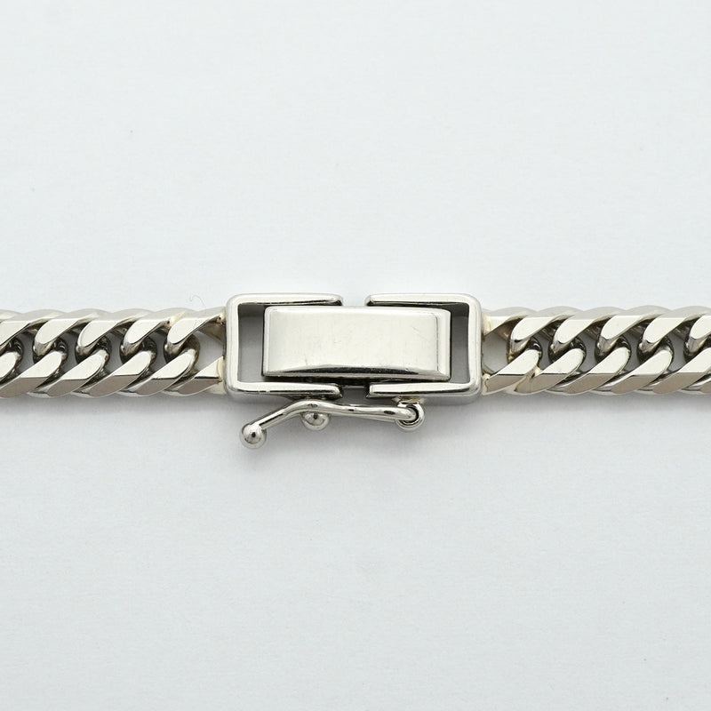 【6khh0031】喜平 ネックレス Pt850 プラチナ 6面 ダブル 60.8cm 50.6g キヘイ【中古】メンズ レディース ユニセックス