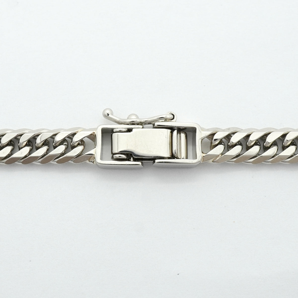 【6khh0031】喜平 ネックレス Pt850 プラチナ 6面 ダブル 60.8cm 50.6g キヘイ【中古】メンズ レディース ユニセックス