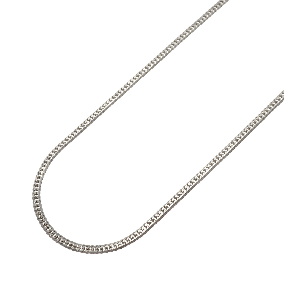 【6khh0032】喜平 ネックレス Pt850 プラチナ 6面 ダブル 45.4cm 10.2g キヘイ【中古】メンズ レディース ユニセックス