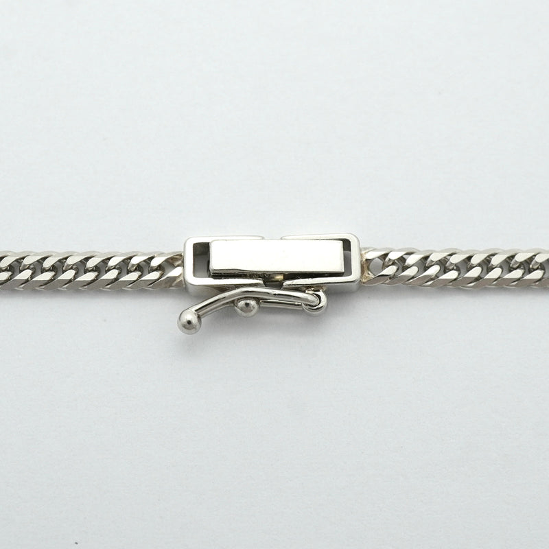【6khh0032】喜平 ネックレス Pt850 プラチナ 6面 ダブル 45.4cm 10.2g キヘイ【中古】メンズ レディース ユニセックス