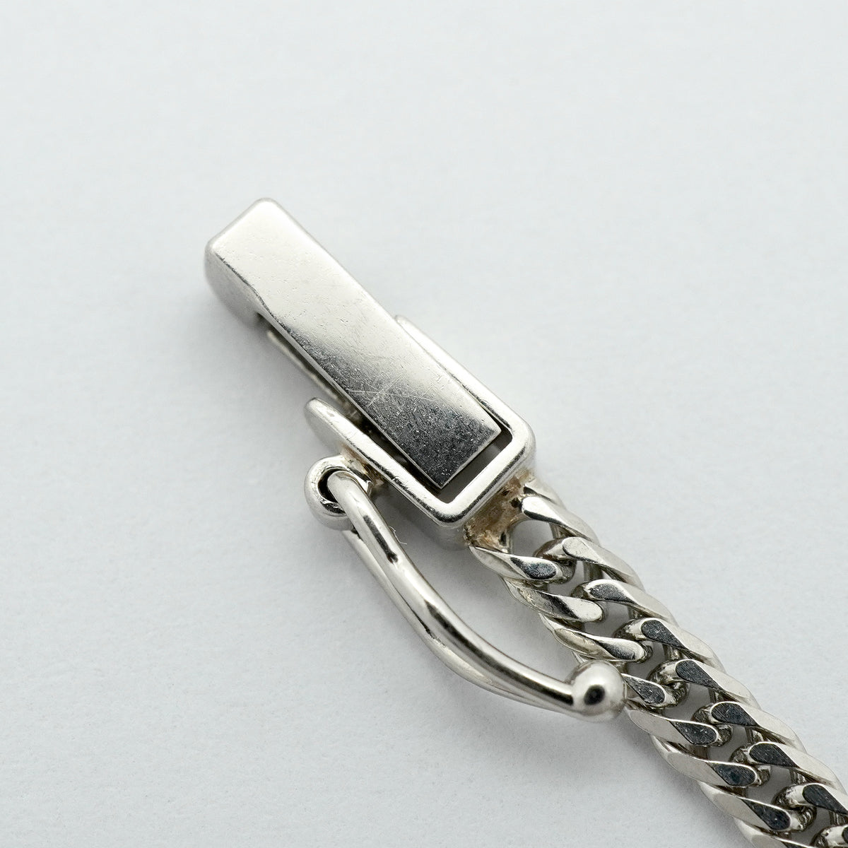 【6khh0032】喜平 ネックレス Pt850 プラチナ 6面 ダブル 45.4cm 10.2g キヘイ【中古】メンズ レディース ユニセックス