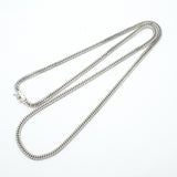 【6khh0033】喜平 ネックレス Pt850 プラチナ 6面 ダブル 60.5cm 30.7g キヘイ【中古】メンズ レディース ユニセックス