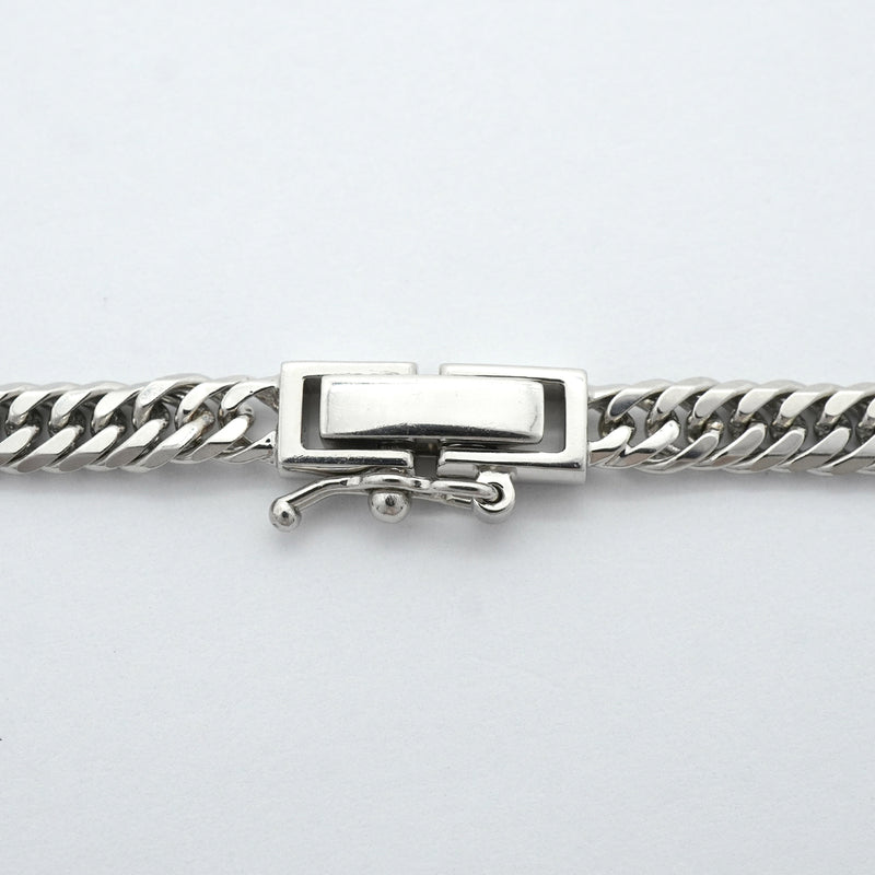 【6khh0033】喜平 ネックレス Pt850 プラチナ 6面 ダブル 60.5cm 30.7g キヘイ【中古】メンズ レディース ユニセックス