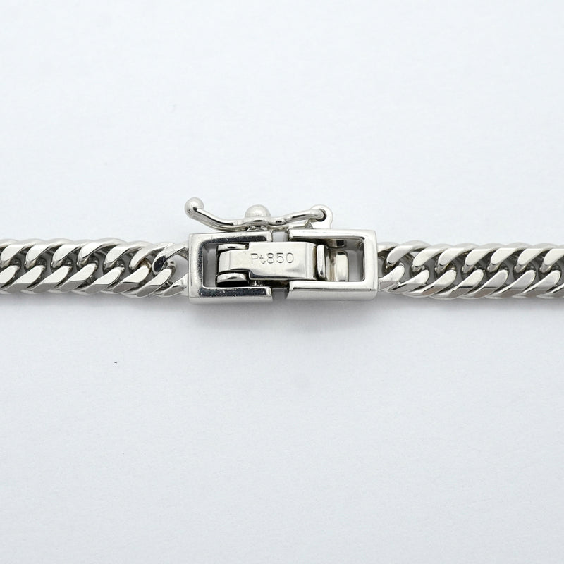 【6khh0033】喜平 ネックレス Pt850 プラチナ 6面 ダブル 60.5cm 30.7g キヘイ【中古】メンズ レディース ユニセックス