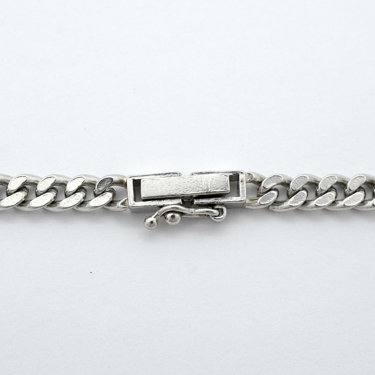 【6khh0034】喜平 ブレスレット Pt850 プラチナ 2面 シングル 18.8cm 11.4g キヘイ【中古】メンズ レディース ユニセックス