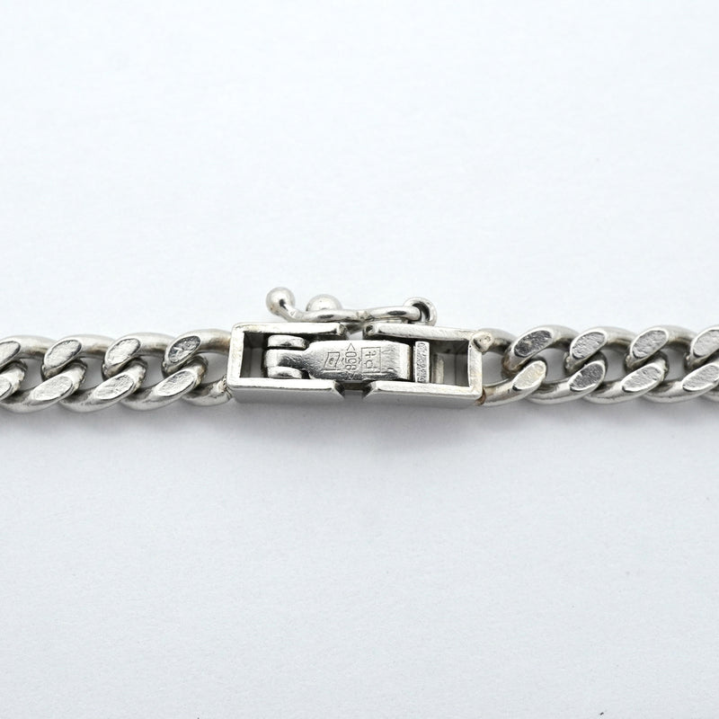 【6khh0034】喜平 ブレスレット Pt850 プラチナ 2面 シングル 18.8cm 11.4g キヘイ【中古】メンズ レディース ユニセックス