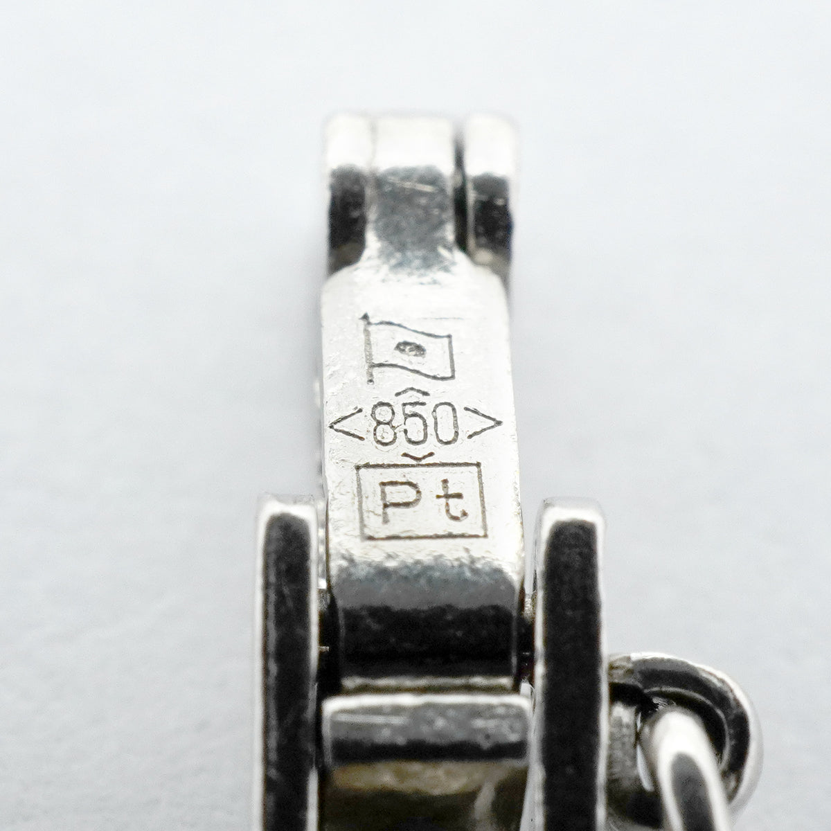 【6khh0034】喜平 ブレスレット Pt850 プラチナ 2面 シングル 18.8cm 11.4g キヘイ【中古】メンズ レディース ユニセックス