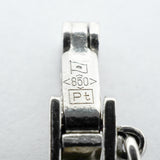【6khh0034】喜平 ブレスレット Pt850 プラチナ 2面 シングル 18.8cm 11.4g キヘイ【中古】メンズ レディース ユニセックス
