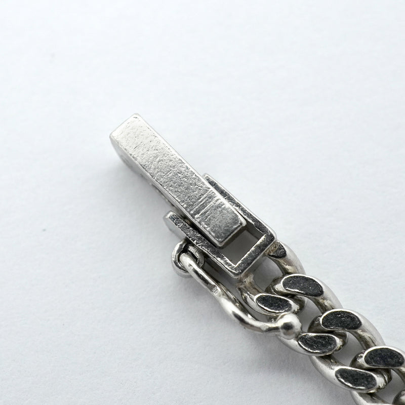 【6khh0034】喜平 ブレスレット Pt850 プラチナ 2面 シングル 18.8cm 11.4g キヘイ【中古】メンズ レディース ユニセックス
