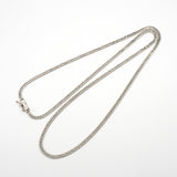 【6khh0035】喜平 ネックレス Pt850 プラチナ 6面 ダブル 50.9cm 11.2g キヘイ【中古】メンズ レディース ユニセックス