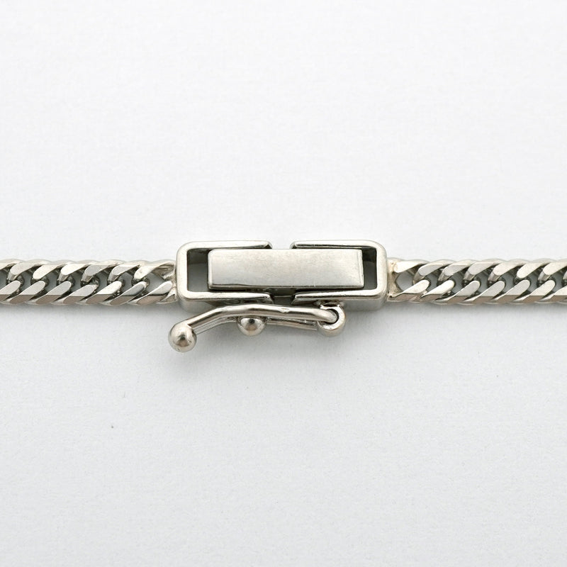 【6khh0035】喜平 ネックレス Pt850 プラチナ 6面 ダブル 50.9cm 11.2g キヘイ【中古】メンズ レディース ユニセックス