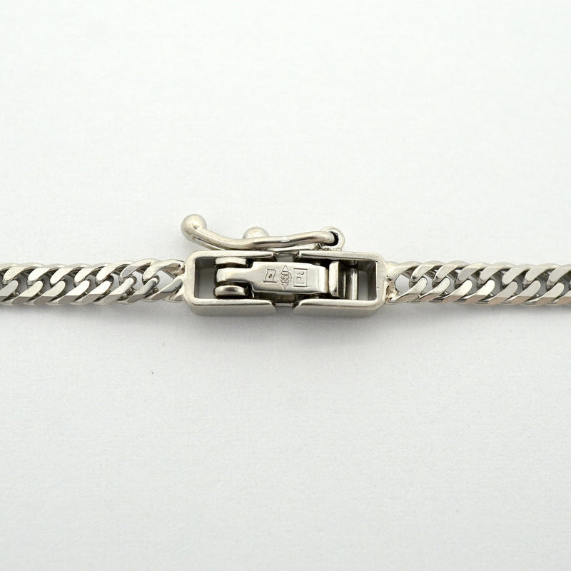 【6khh0035】喜平 ネックレス Pt850 プラチナ 6面 ダブル 50.9cm 11.2g キヘイ【中古】メンズ レディース ユニセックス