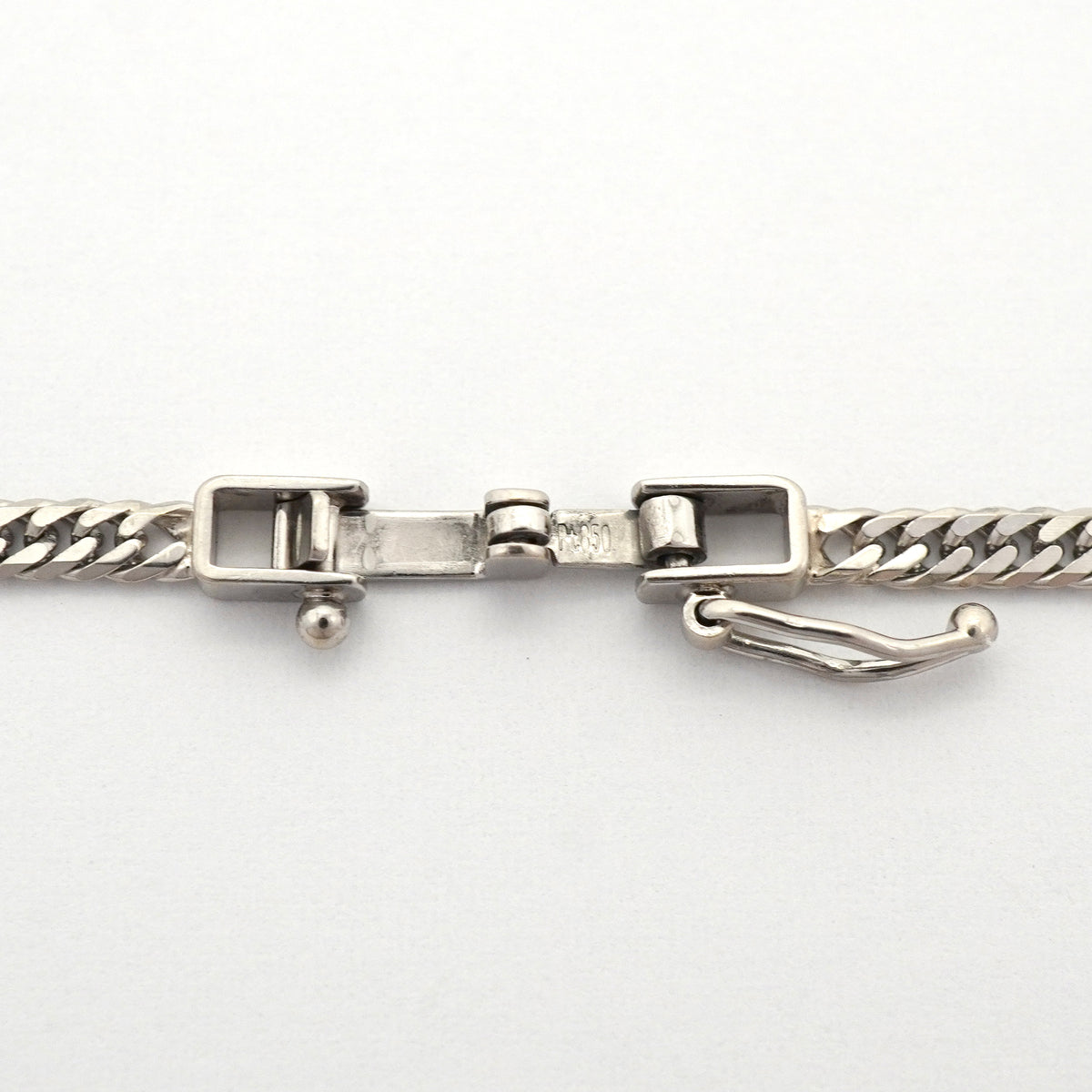 【6khh0035】喜平 ネックレス Pt850 プラチナ 6面 ダブル 50.9cm 11.2g キヘイ【中古】メンズ レディース ユニセックス