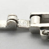【6khh0036】喜平 ネックレス Pt850 プラチナ 2面 シングル 51.2cm 30.5g キヘイ【中古】メンズ レディース ユニセックス
