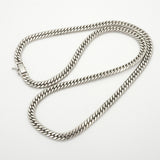 【6khh0037】喜平 ネックレス Pt850 プラチナ 6面 ダブル 60.7cm 100.5g キヘイ【中古】メンズ レディース ユニセックス