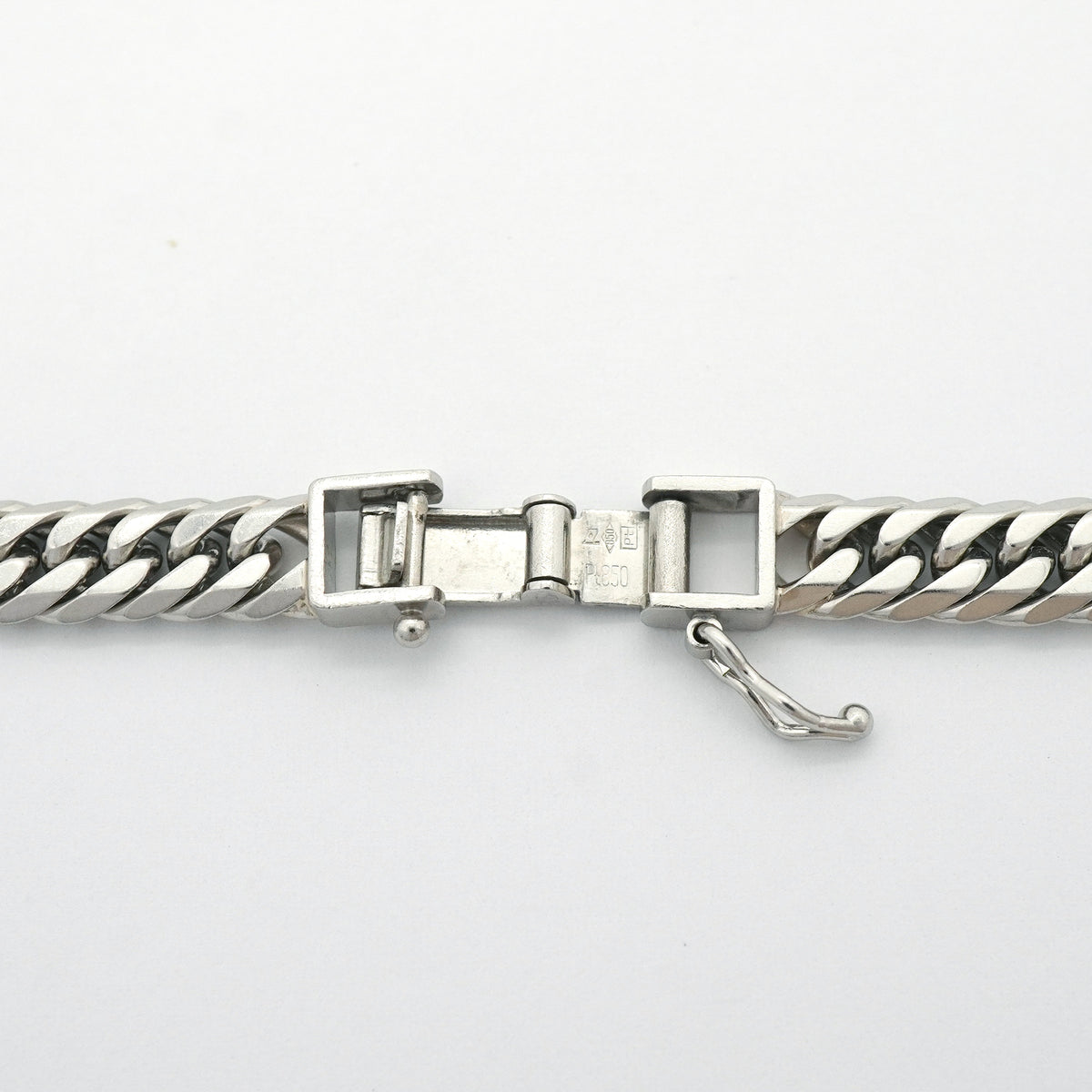 【6khh0037】喜平 ネックレス Pt850 プラチナ 6面 ダブル 60.7cm 100.5g キヘイ【中古】メンズ レディース ユニセックス