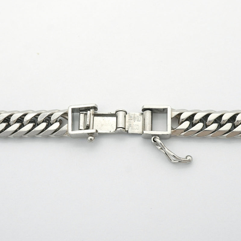 【6khh0037】喜平 ネックレス Pt850 プラチナ 6面 ダブル 60.7cm 100.5g キヘイ【中古】メンズ レディース ユニセックス