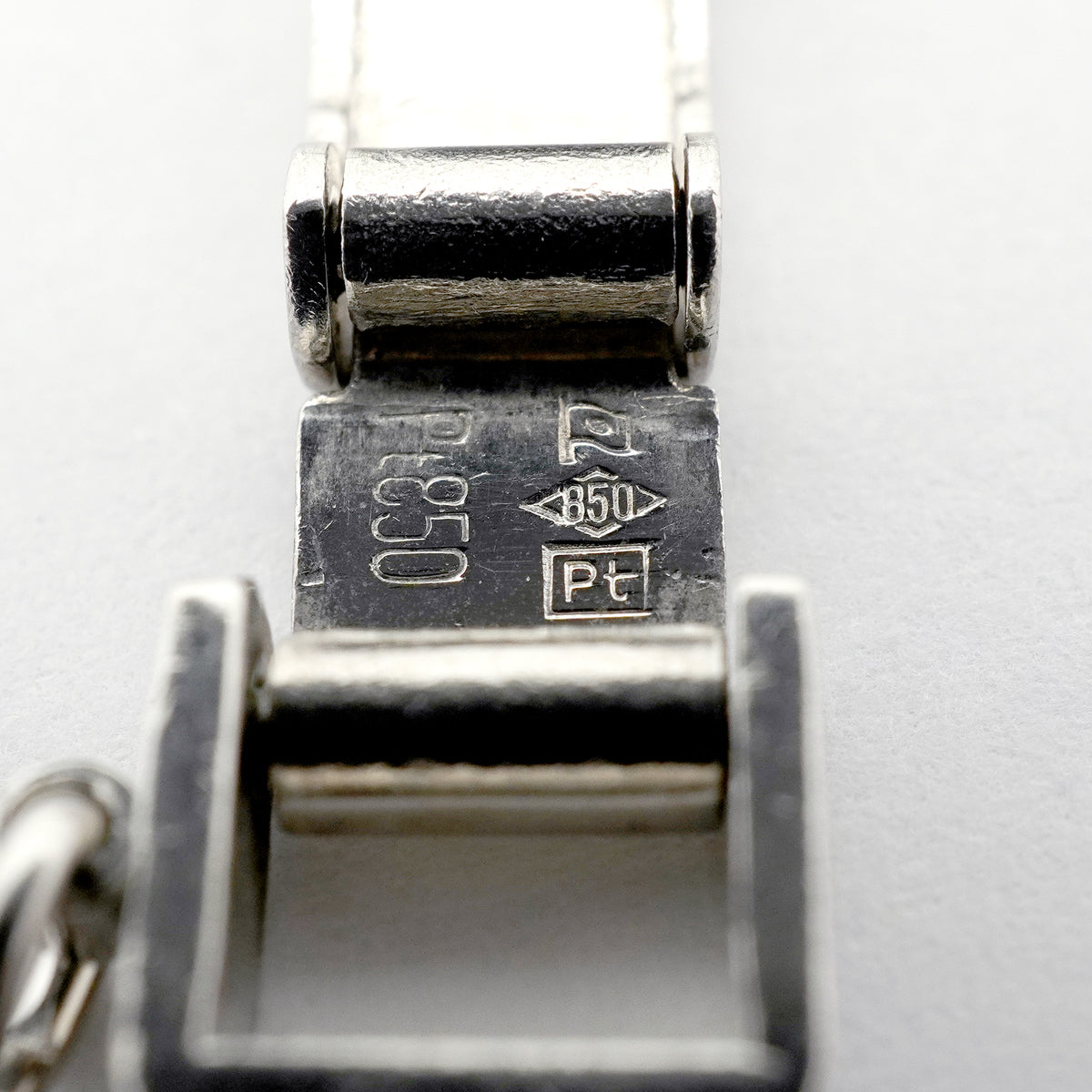【6khh0037】喜平 ネックレス Pt850 プラチナ 6面 ダブル 60.7cm 100.5g キヘイ【中古】メンズ レディース ユニセックス
