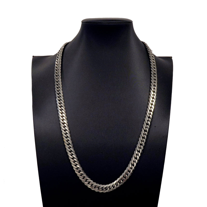 【6khh0038】喜平 ネックレス Pt850 プラチナ 6面 ダブル 60.7cm 200.2g キヘイ【中古】メンズ レディース ユニセックス