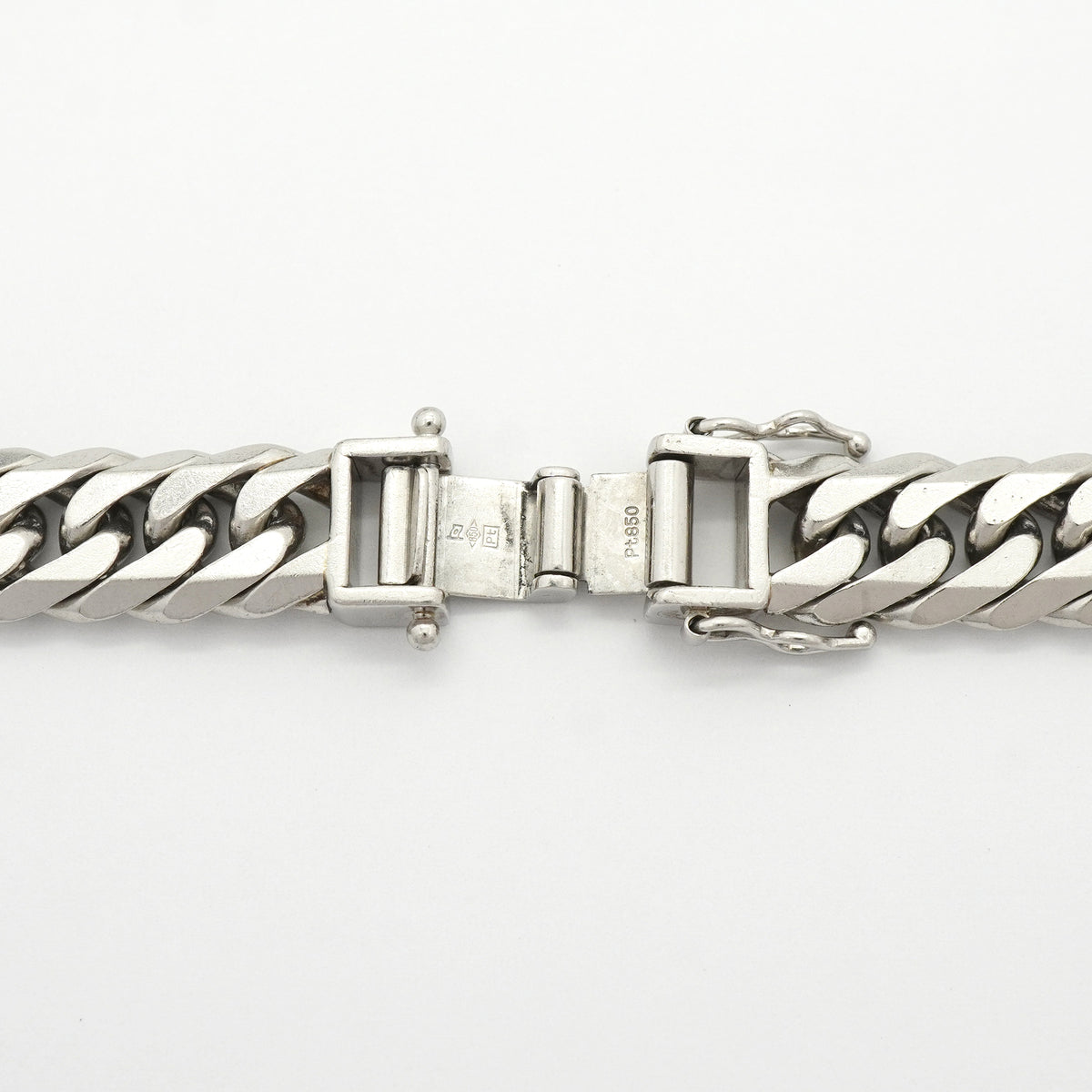 【6khh0038】喜平 ネックレス Pt850 プラチナ 6面 ダブル 60.7cm 200.2g キヘイ【中古】メンズ レディース ユニセックス