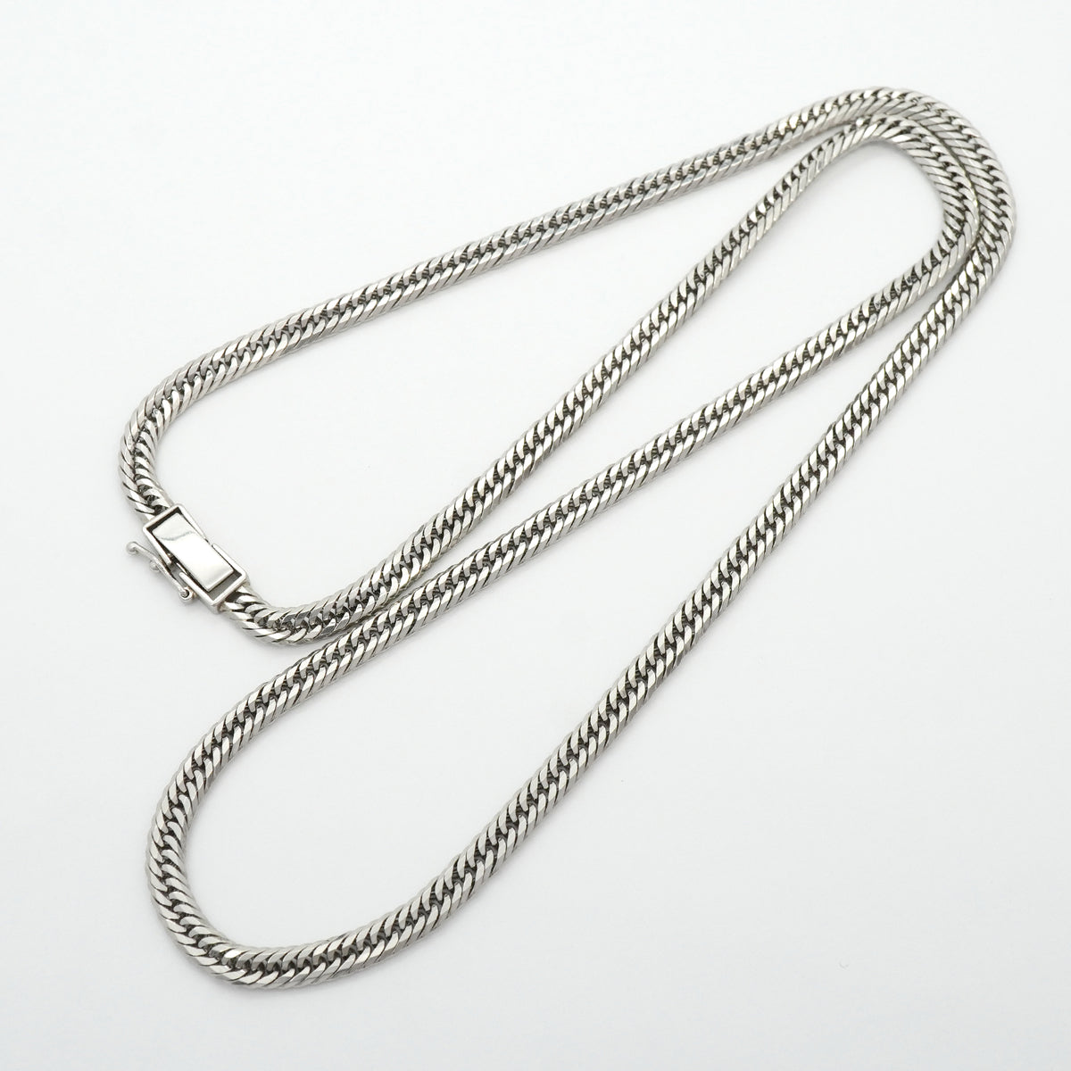 【6khh0039】喜平 ネックレス Pt850 プラチナ トリプル 12面 51.3cm 30.2g キヘイ【中古】メンズ レディース ユニセックス
