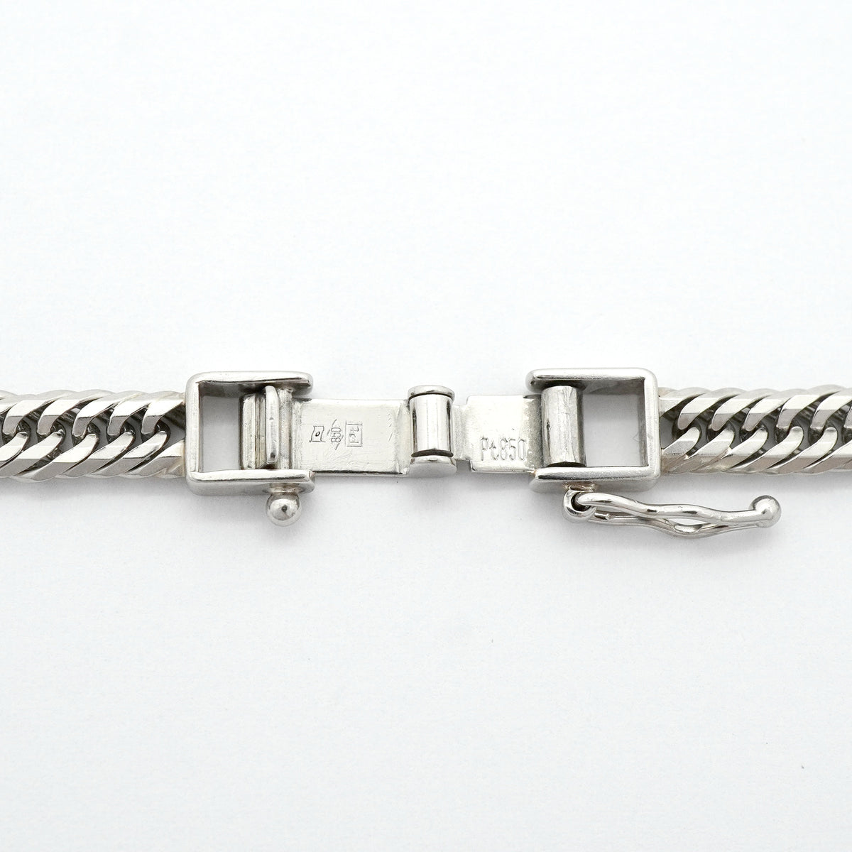 【6khh0039】喜平 ネックレス Pt850 プラチナ トリプル 12面 51.3cm 30.2g キヘイ【中古】メンズ レディース ユニセックス