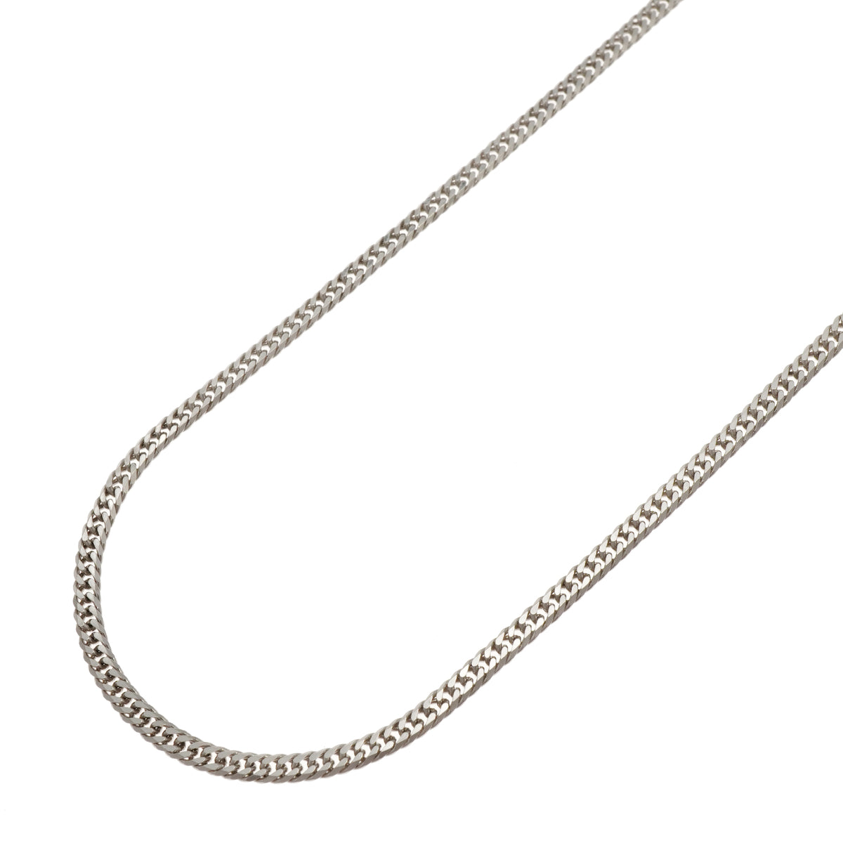 【6khh0040】喜平 ネックレス Pt850 プラチナ 6面 ダブル 46.5cm 11.2g キヘイ【中古】メンズ レディース ユニセックス