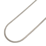 【6khh0040】喜平 ネックレス Pt850 プラチナ 6面 ダブル 46.5cm 11.2g キヘイ【中古】メンズ レディース ユニセックス