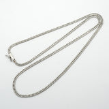 【6khh0040】喜平 ネックレス Pt850 プラチナ 6面 ダブル 46.5cm 11.2g キヘイ【中古】メンズ レディース ユニセックス