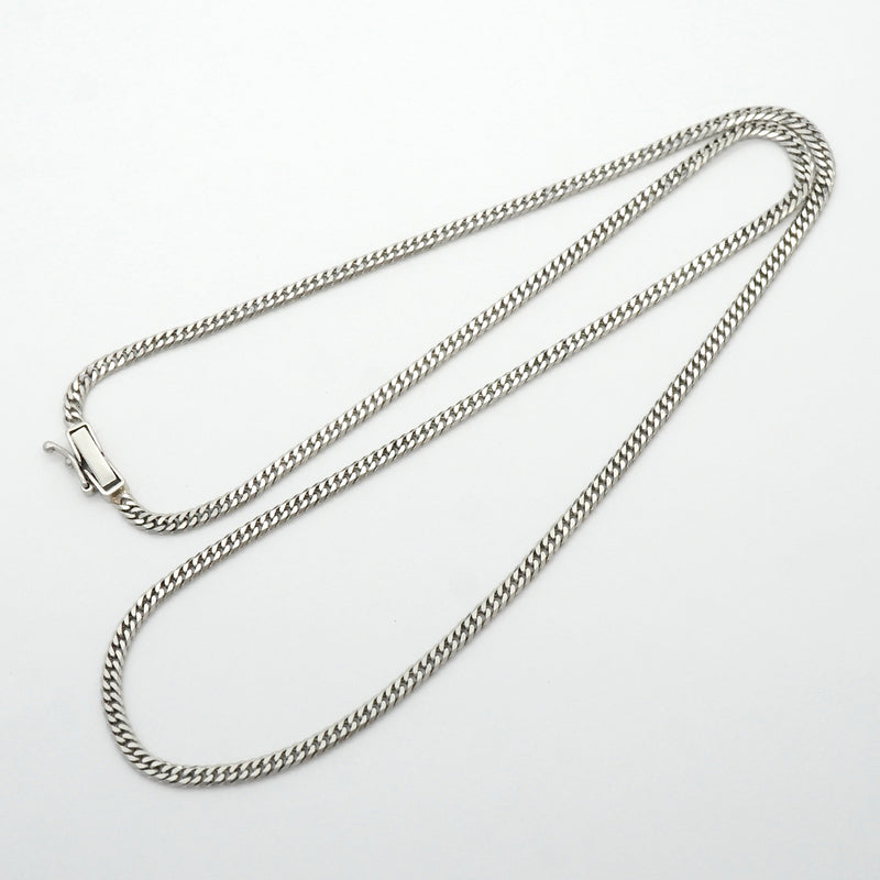 【6khh0040】喜平 ネックレス Pt850 プラチナ 6面 ダブル 46.5cm 11.2g キヘイ【中古】メンズ レディース ユニセックス