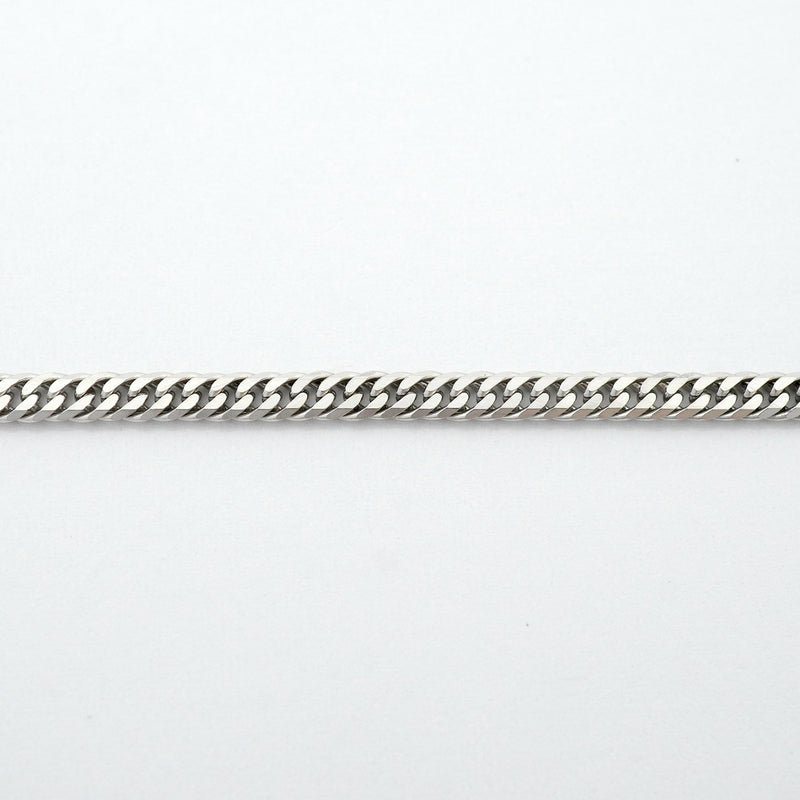 【6khh0040】喜平 ネックレス Pt850 プラチナ 6面 ダブル 46.5cm 11.2g キヘイ【中古】メンズ レディース ユニセックス
