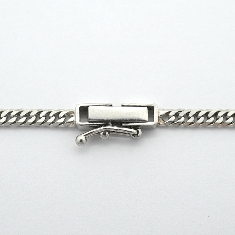 【6khh0040】喜平 ネックレス Pt850 プラチナ 6面 ダブル 46.5cm 11.2g キヘイ【中古】メンズ レディース ユニセックス
