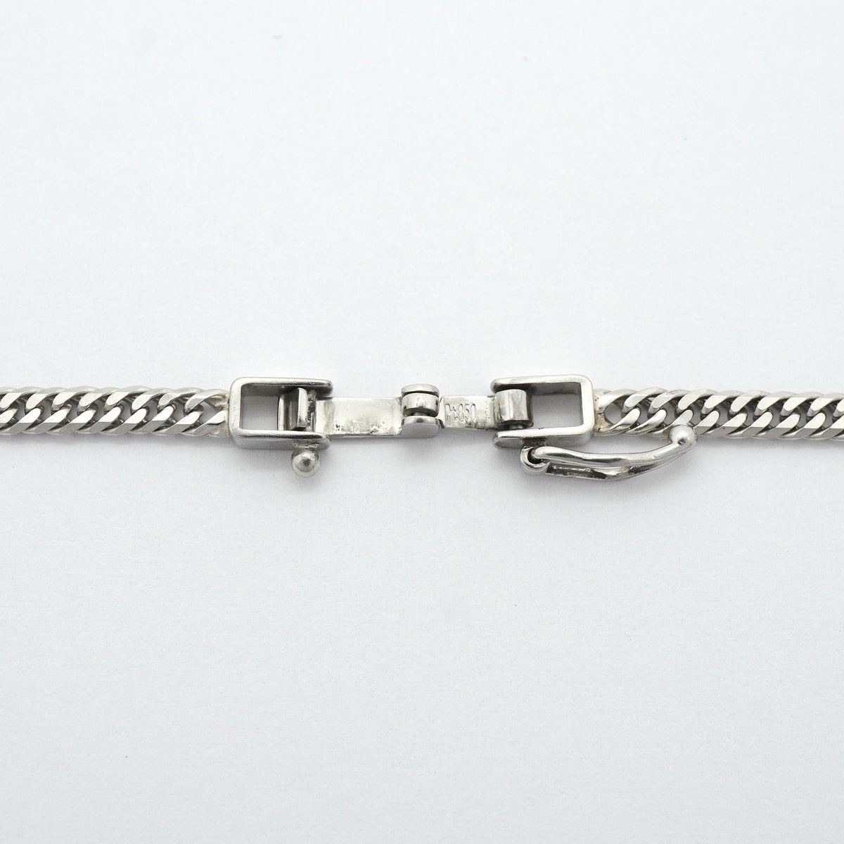 【6khh0040】喜平 ネックレス Pt850 プラチナ 6面 ダブル 46.5cm 11.2g キヘイ【中古】メンズ レディース ユニセックス