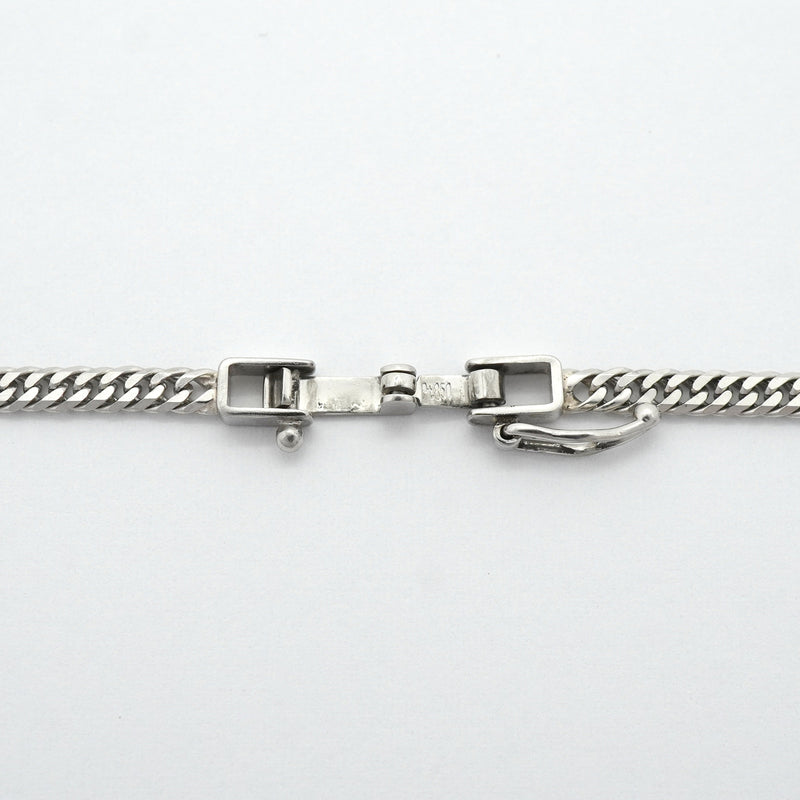 【6khh0040】喜平 ネックレス Pt850 プラチナ 6面 ダブル 46.5cm 11.2g キヘイ【中古】メンズ レディース ユニセックス